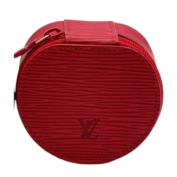 Louis Vuitton Epi Castilian Red Jewelry Case - Picture 13 of 13